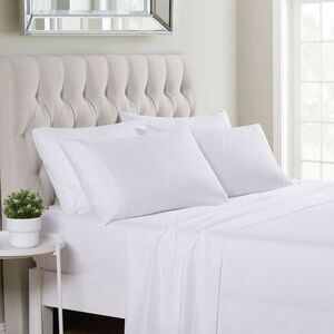 6 Piece Sheet Set, Deluxe Ultra Soft 1500 Series,  White